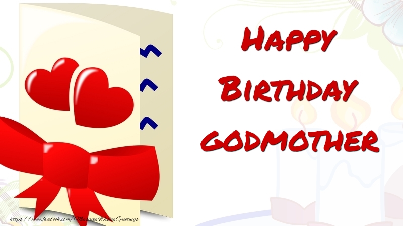 Greetings Cards for Birthday for Godmother - Happy Birthday godmother