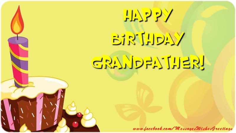 Greetings Cards for Birthday for Grandfather - Happy Birthday grandfather