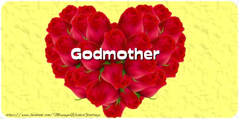 Greetings Cards for Love for Godmother - Godmother