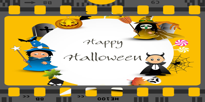 Animated Greeting card for Happy Halloween!